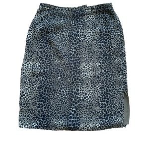 Vintage First Issue Animal Print Cheetah Midi Pencil Skirt Y2K 
Business Casual